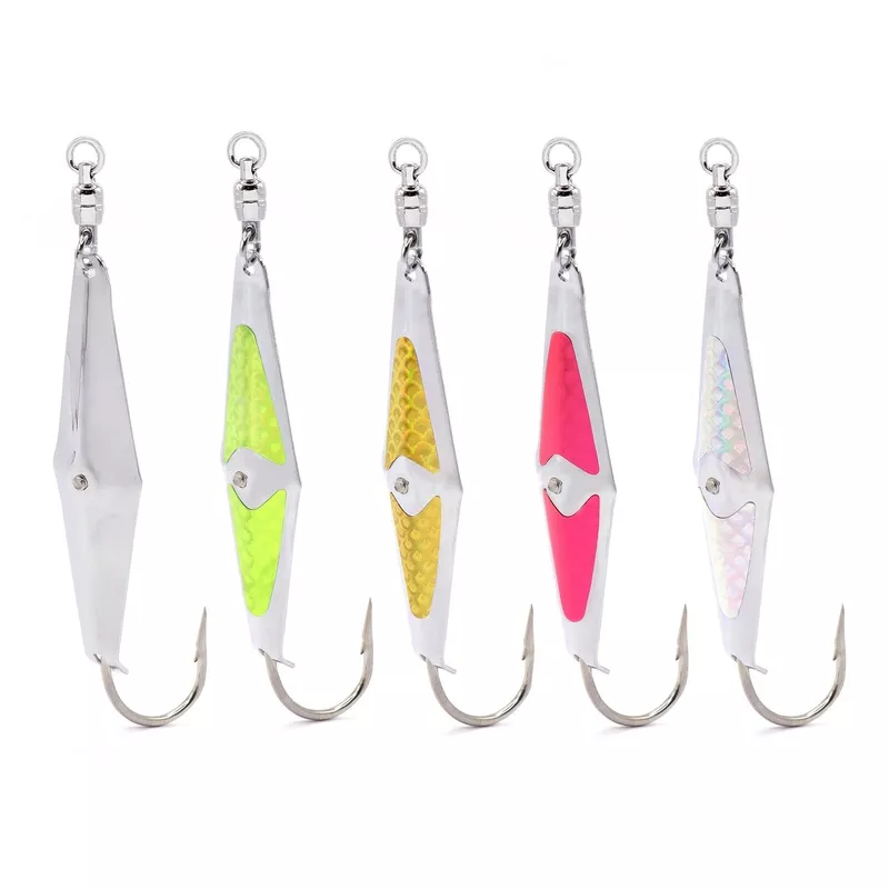 00 Spoon-Squid w/ Ball Bearing Swivel – 5 Pack