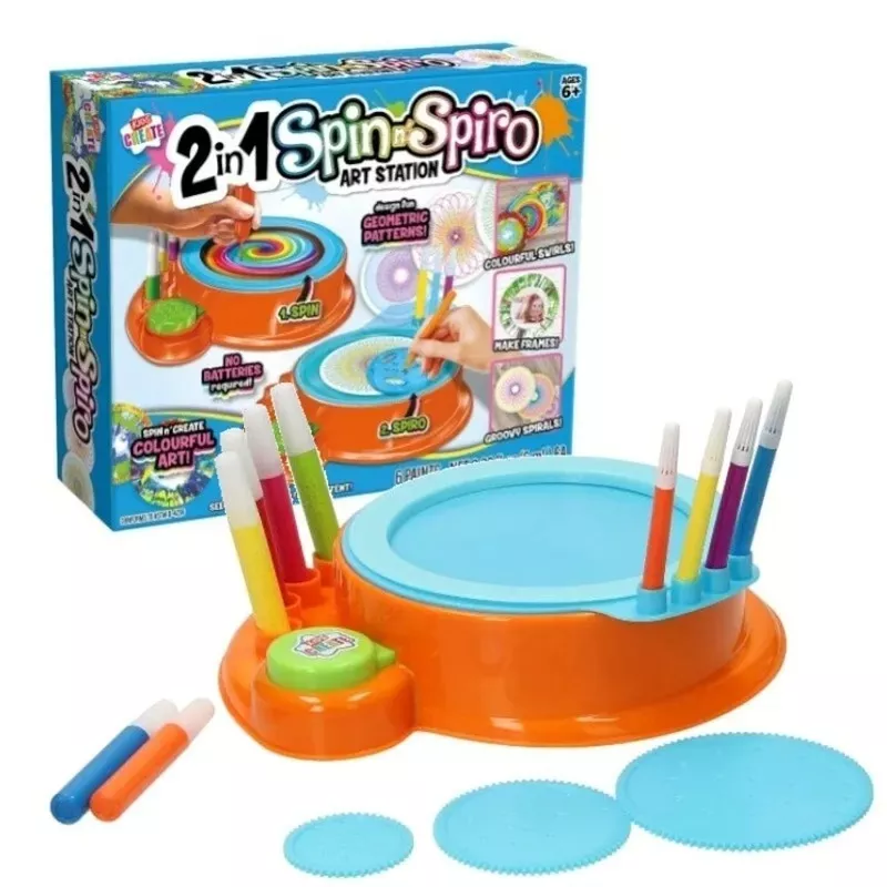 2 in 1 Spin ‘N’ Spiro Art Station