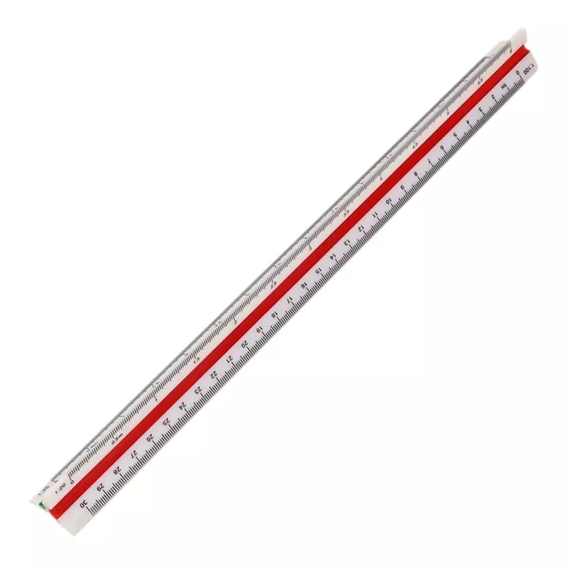 30cm Plastic Triangular Scale Ruler