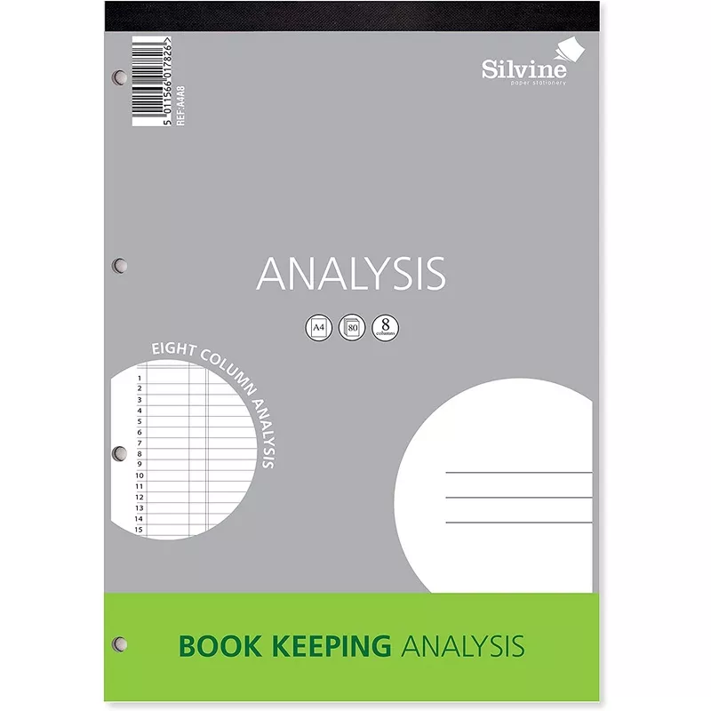 80 Pages Printed A4 8 Columns Analysis Book