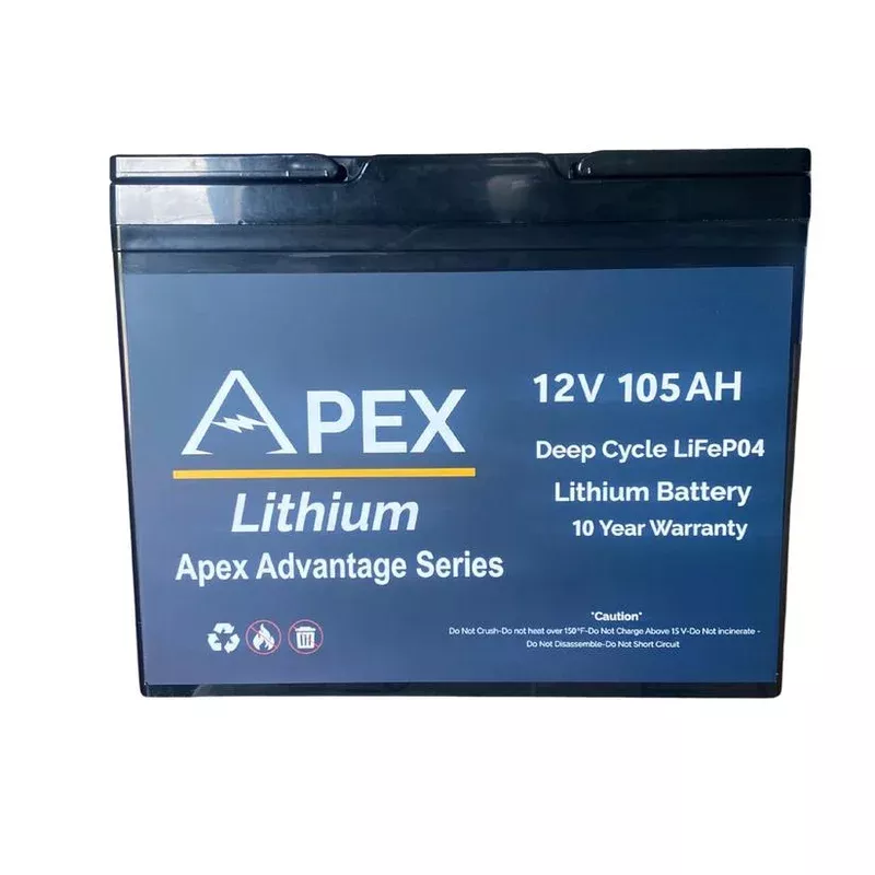 Apex Lithium 12V 105Ah Bluetooth – Apex App Battery