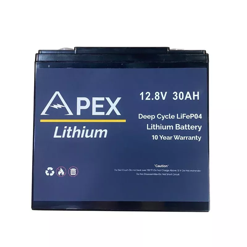 Apex Lithium 12V 30Ah Battery (Tall size)