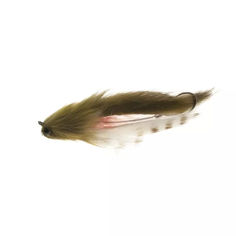 Aqua Flies Mike's Sculpin Streamer Tan/White Barred