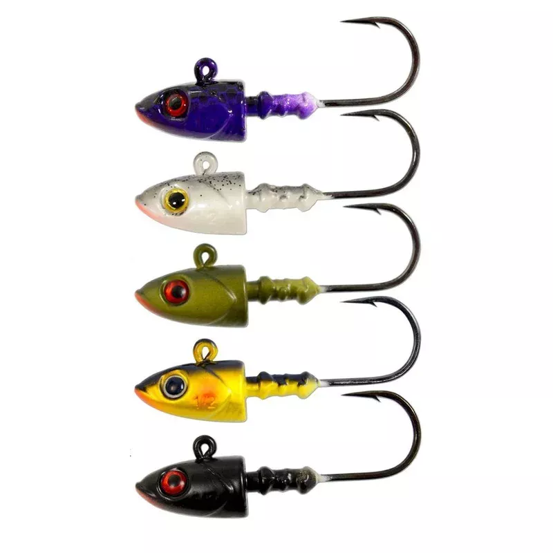 AUSTACKLE DeepTrix Painted Jig Heads 1-2oz