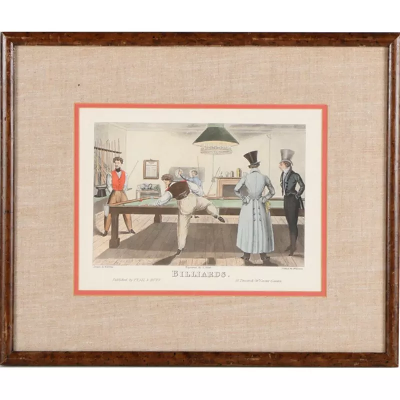 "Billiards" 1825 PYNE, Willian Henry (SOLD)