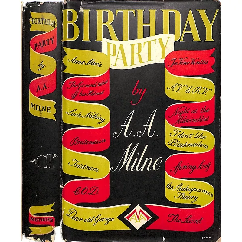 "Birthday Party" 1949 MILNE, A.A.