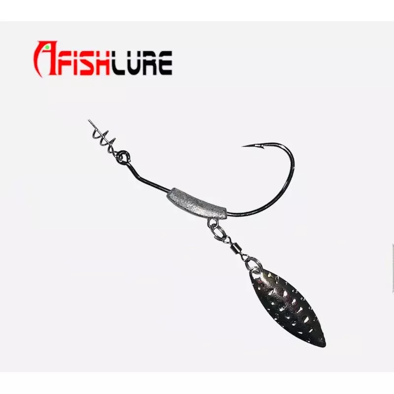 BKK Weedless Spinner Jig Heads 5pc