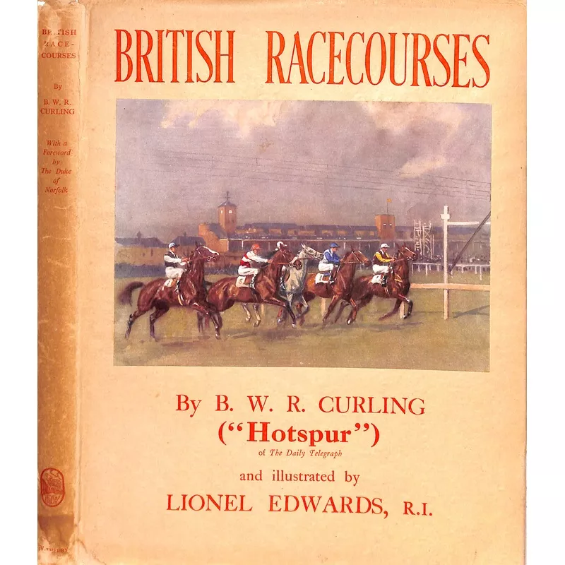 "British Racecourses" 1951 CURLING, B.W.R.