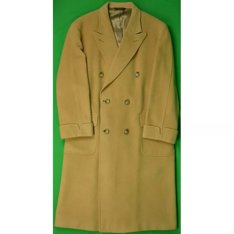"Brooks Brothers Camel Hair Polo Coat" Sz: 46L (SOLD)