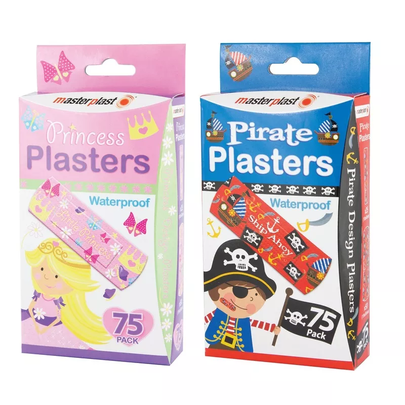 Children’s Theme Plasters (75 Pack)