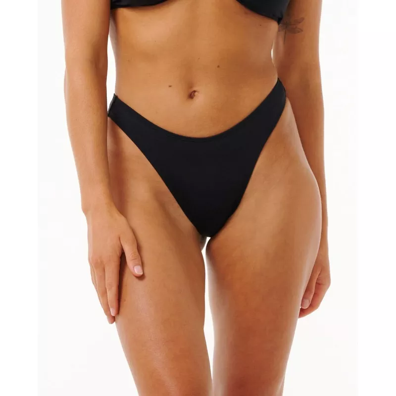Classic Surf High Leg Skimpy Coverage Bikini Bottoms