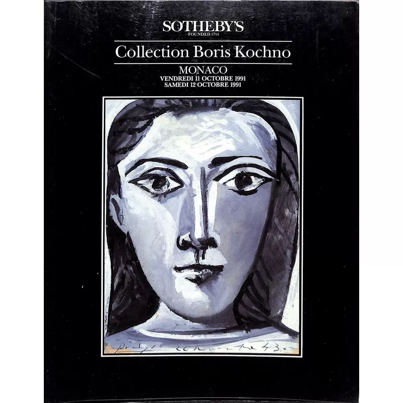 "Collection Boris Kochno" 1991 Sotheby's Monaco
