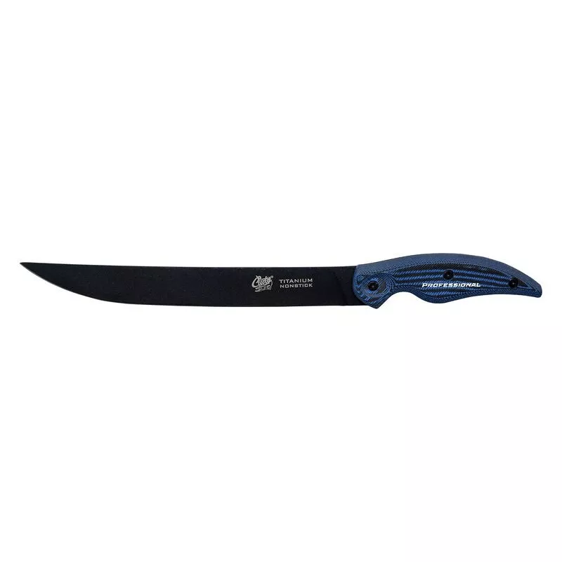 Cuda Professional Titanium Non Stick Breaking Knife With Sheath 10"