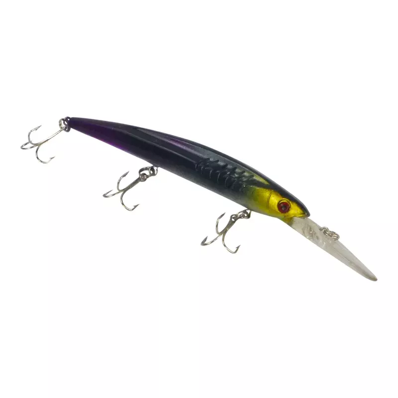 Finesse ‘Flash Minnow’ Black Gold 150mm Deep Diving Lure