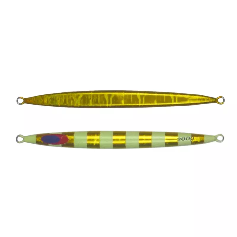 Finesse Lumo Fastdrop Jig 200gm Gold Stripe Qty 2