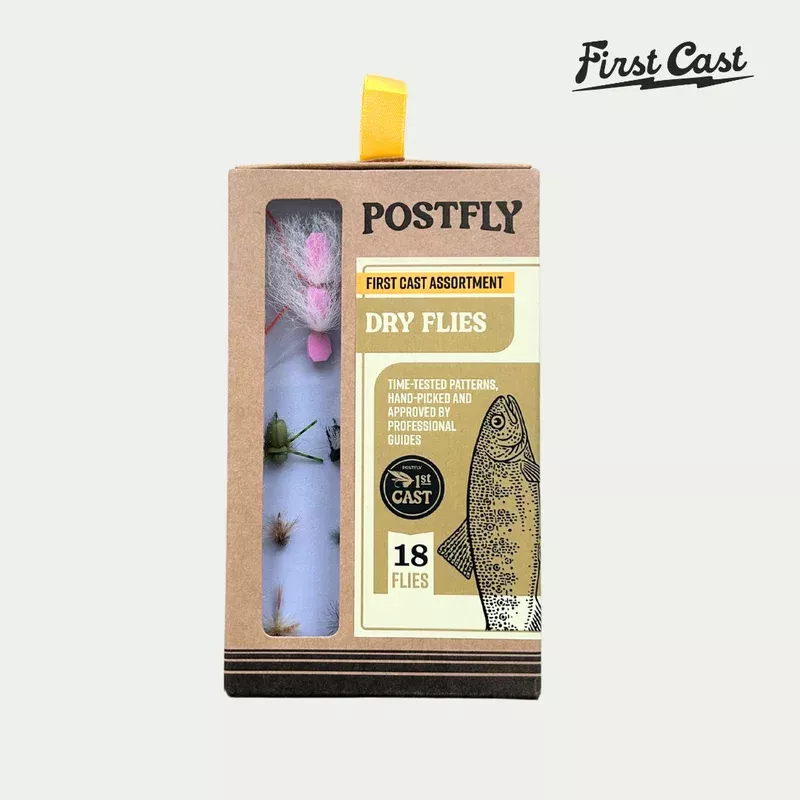 First Cast Beginner Dry Flies Assortment – 18 Flies