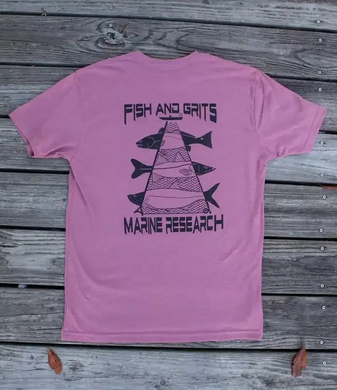 Fish and Grits Marine Research Tee