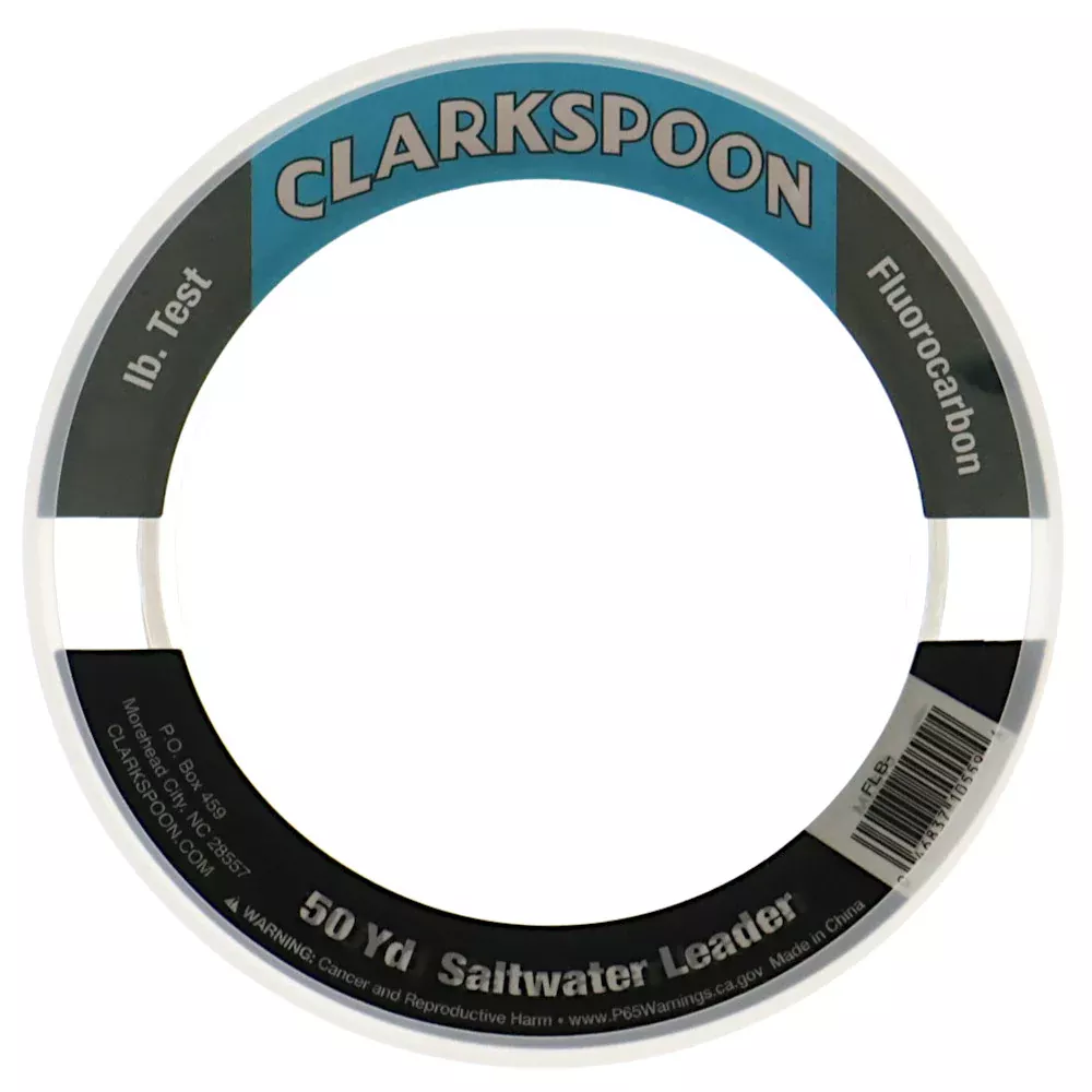 Fluorocarbon Leader Material | 50 Yard Wrist Spool | Clarkspoon