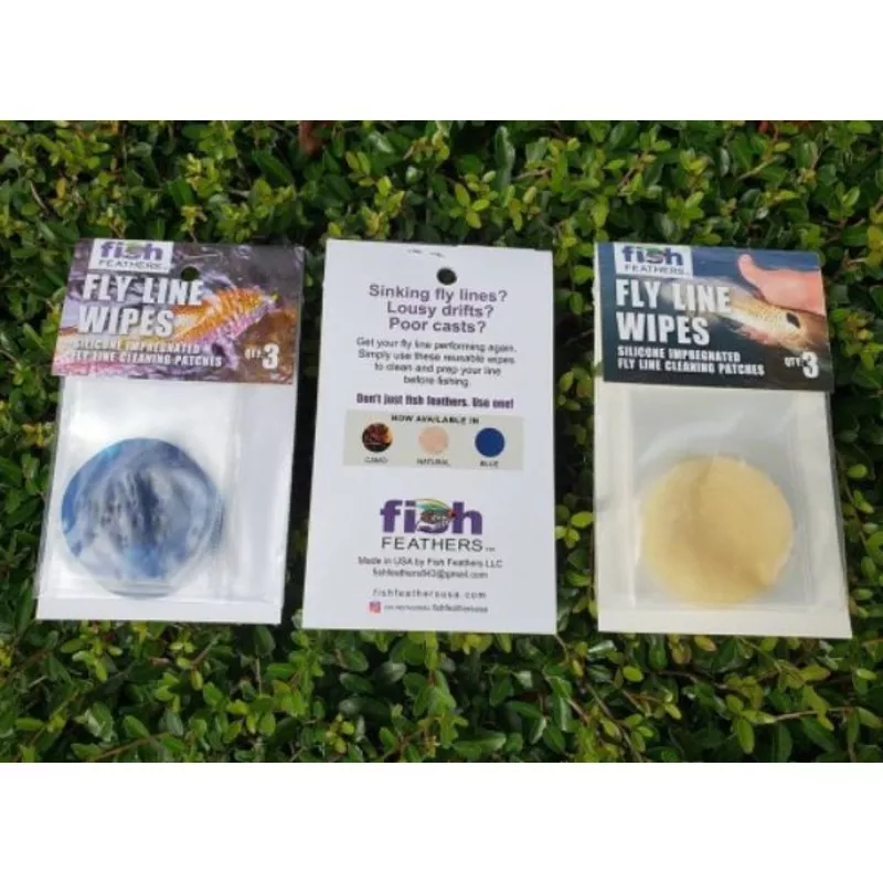 Fly Line Wipes Blue