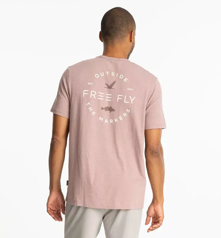 Free Fly Channel Markers Pocket Tee