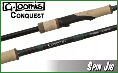 G. Loomis Conquest Spin Jig Rods