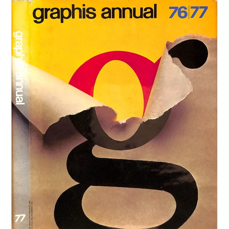 "Graphis Annual 76/ 77" 1977 HERDEG, Walter [edited by]