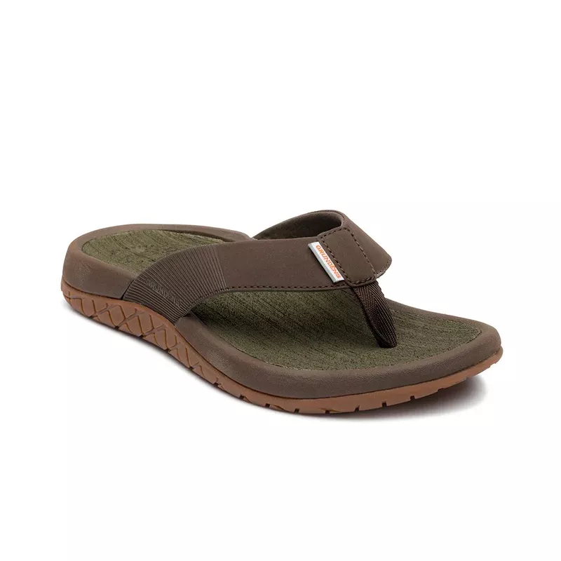 Grundens Fishfinder Sandals Dark Brown