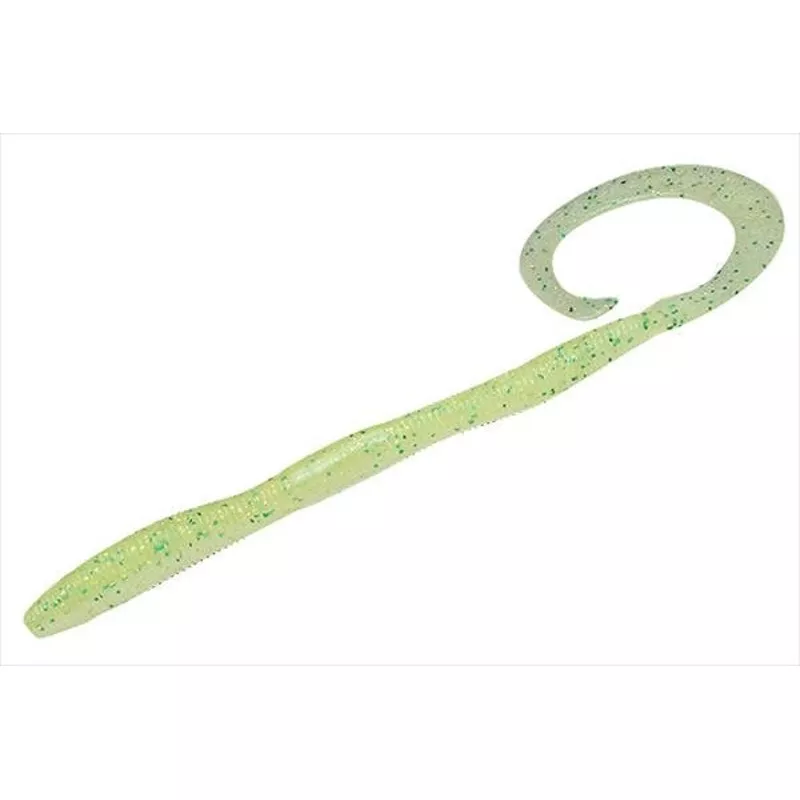 JACKALL Worm Flick Curly 4.8 inch Chartback Shad