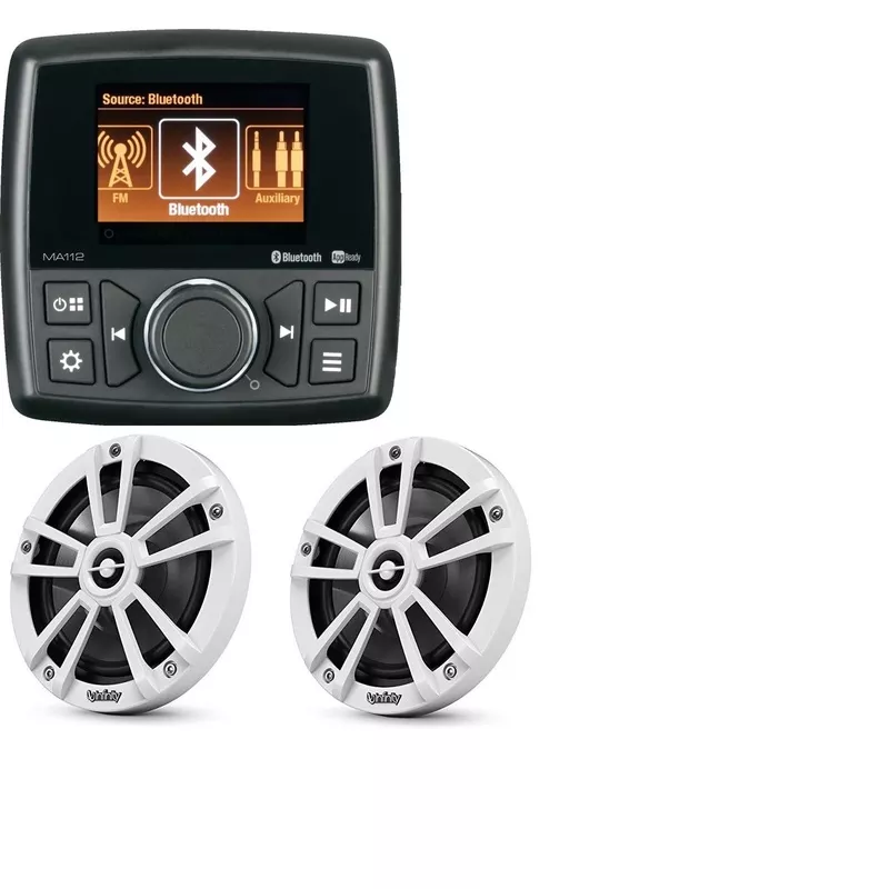 Marine Audio Ma112 Stereo With Pair Inf622mwbpr