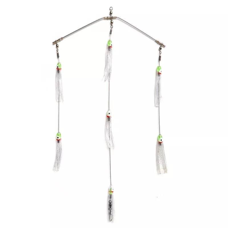 Mini Spreader Bar with Clear Silver Flake Skirts and Size 0 Clarkspoon