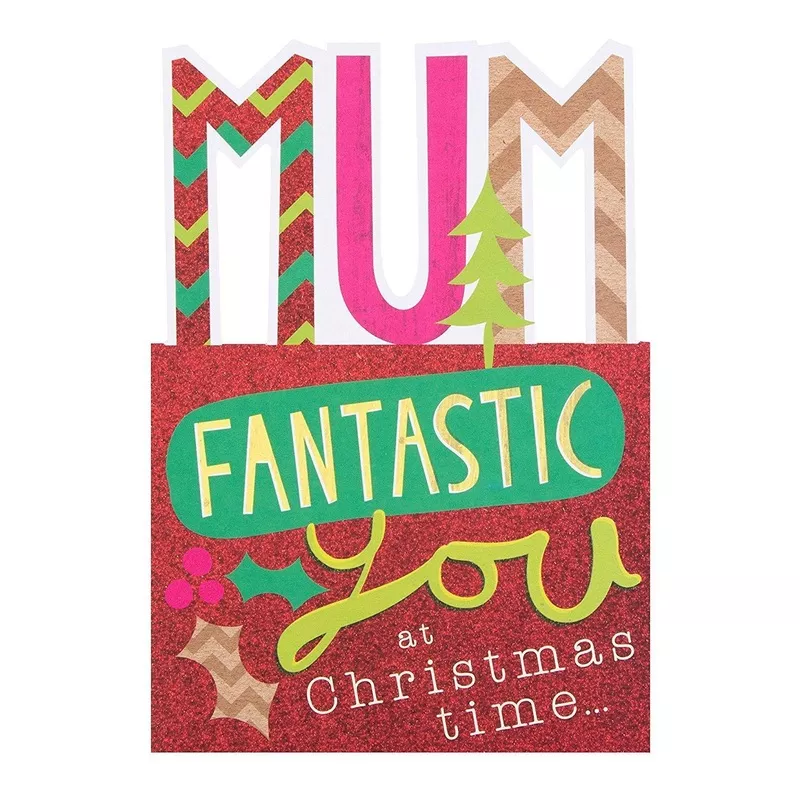 Mum Christmas Card ‘Thanks’