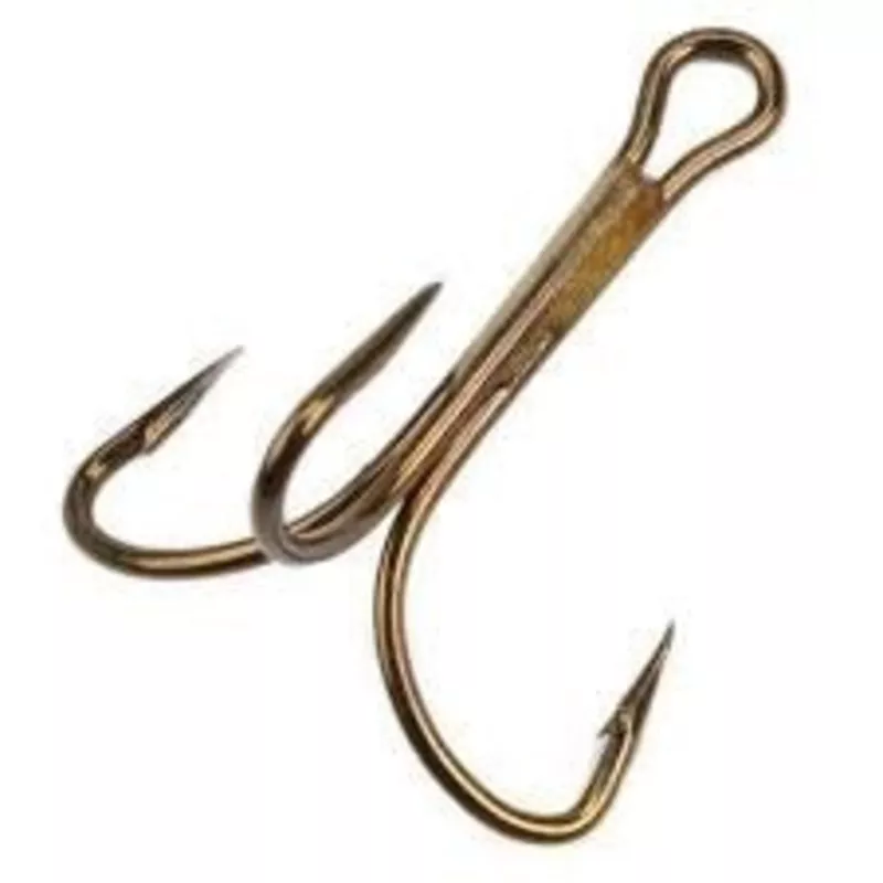 Mustad Treble Hook Bronze 25ct Size 3/0