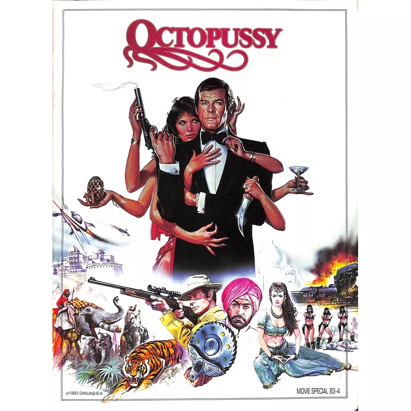 "Octopussy Movie Special Magazine" 1983 BROCCOLI, Albert R.