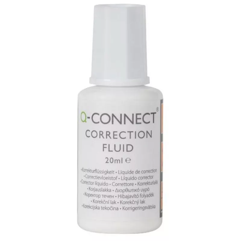 Pack of 10 Q-Connect Correction Fluid 20ml