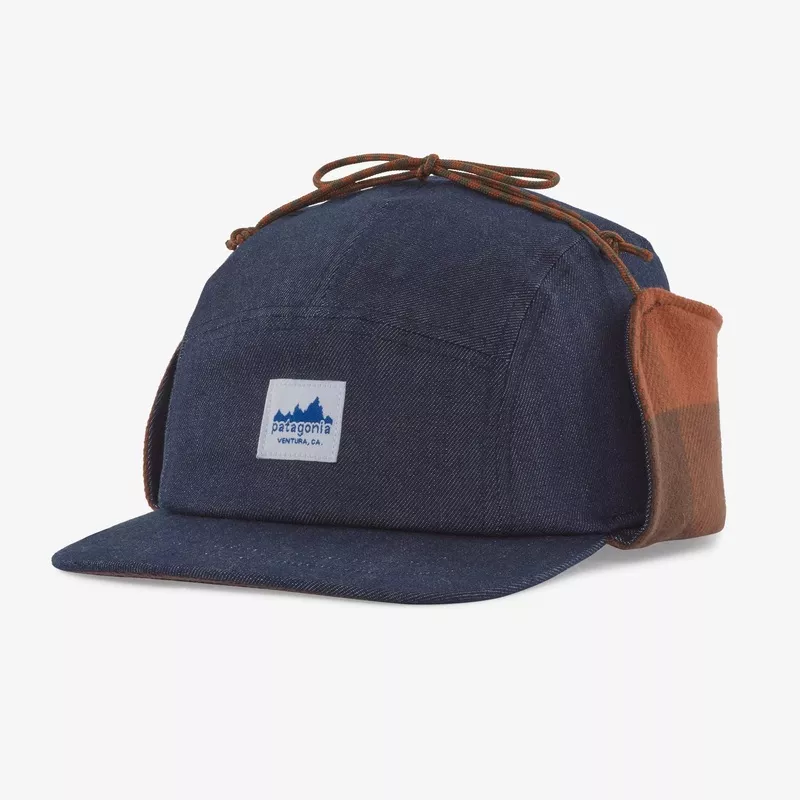 Patagonia Range Earflap Cap Upriver: Sisu Brown