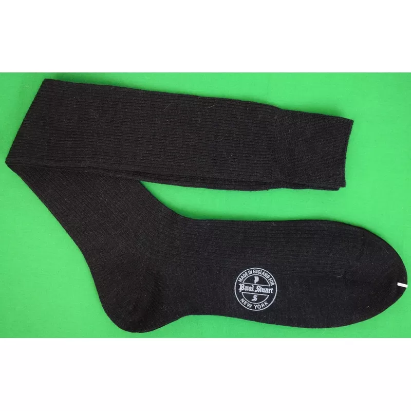 "Paul Stuart Merino Wool OTC Char Grey Socks Made In England" (NWT) Sz 10 (SOLD)