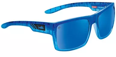 Pelagic Shark Bite Sunglasses – Blue Helix/Blue Mirror