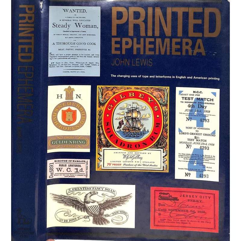 "Printed Ephemera" 1962 LEWIS, John