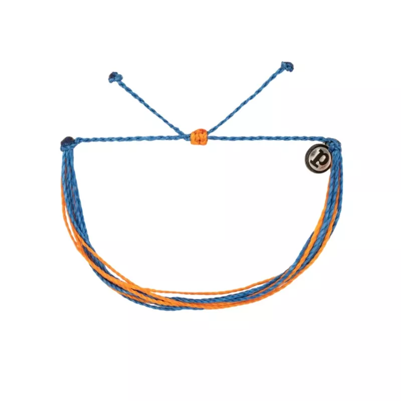 PURA VIDA BLUE & ORANGE BRACELET