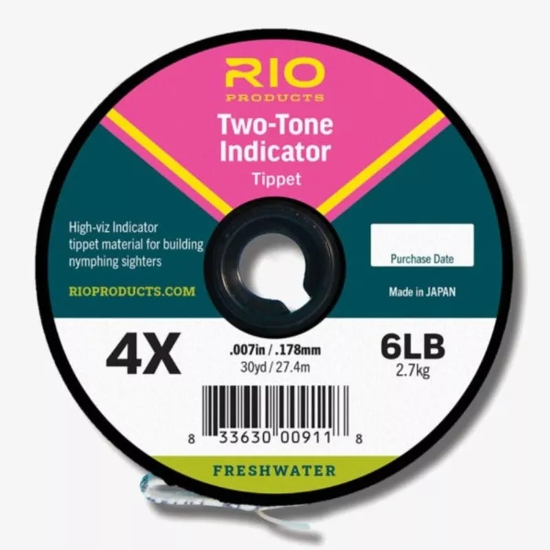 Rio Two Tone Indicator Tippet Black/White