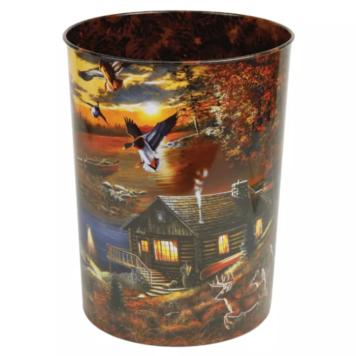 River's Edge Products Steel Waste Baskets