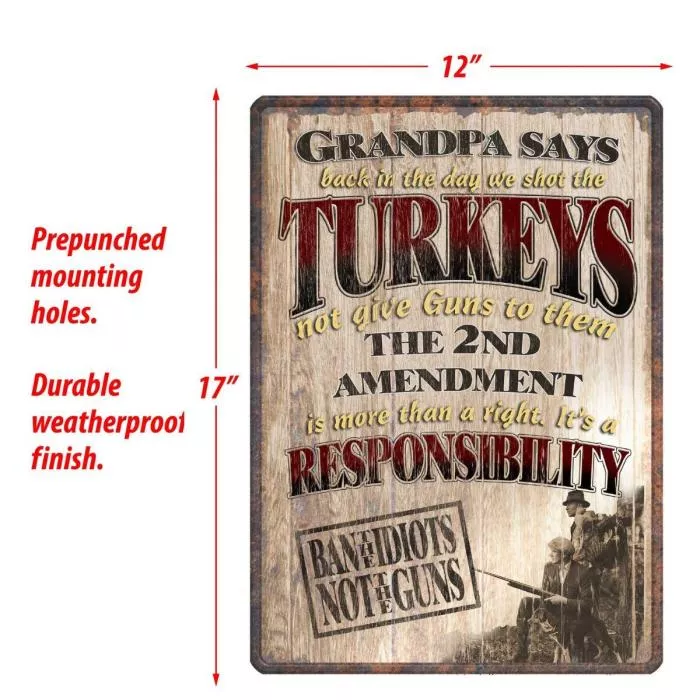 River's Edge Products Tin Signs