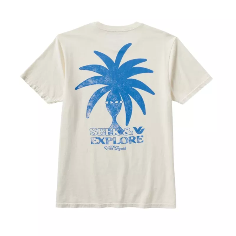 ROARK SEEK & EXPLORE WASHED OFF WHITE TEE