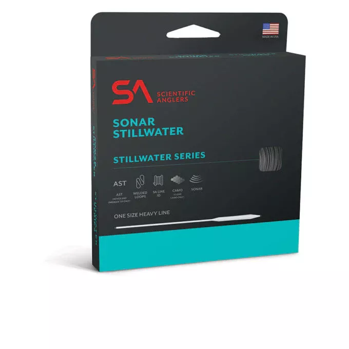 SA Sonar Stillwater Clear Camo Sinking Fly Line