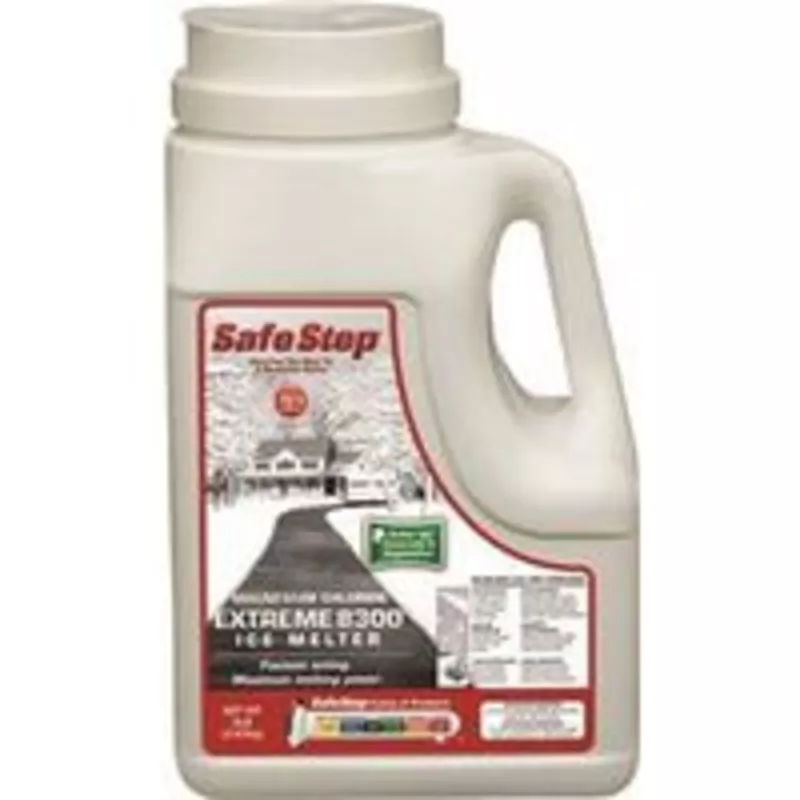 Safe Step Extreme 8300 Ice Melter, Crystalline Solid, Gray/White, 8 lb Jug