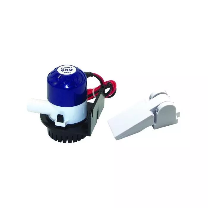 Shoreline Marine Bilge Pump with Auto-Float Switch 600 GPH 3/4 In.