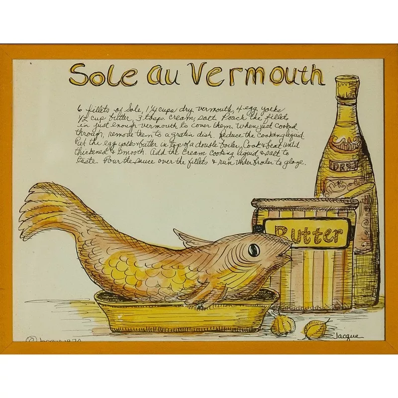 "Sole Au Vermouth" 1970 (SOLD)