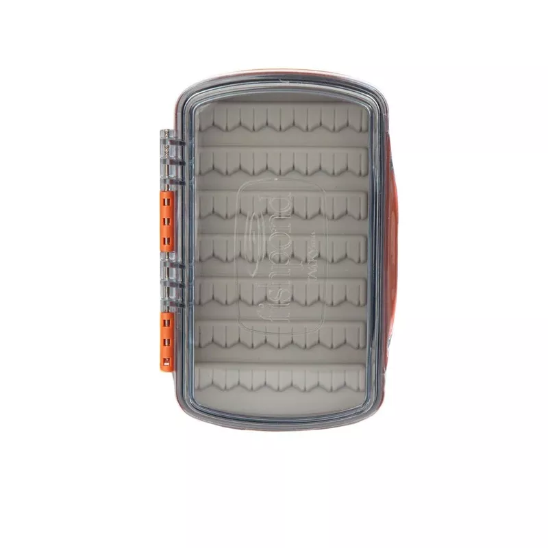 Tacky Pescador Fly Box - Small - Burnt Orange - Clear