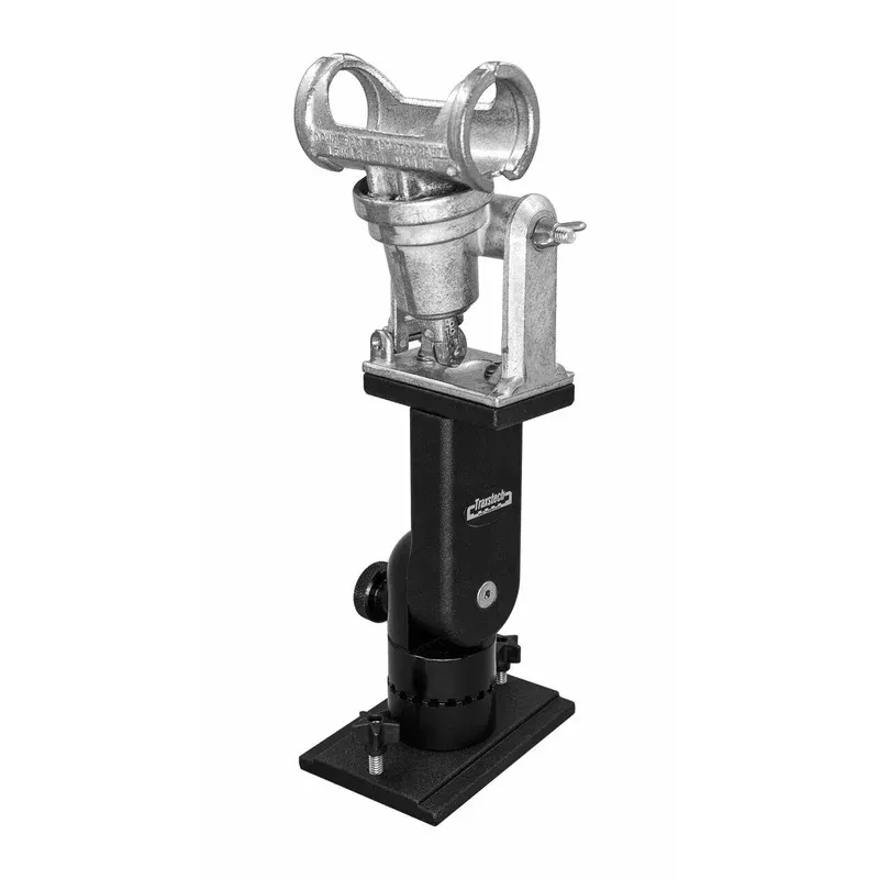 Traxstech Adjustable Arm Mount 4″ with S 17 Down East Rod Holder