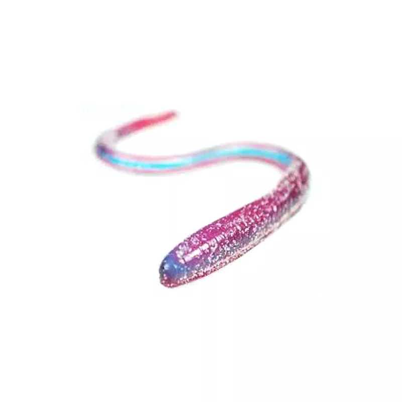 Uptons Customs Straighttail Worm Chocolate Blue Vein